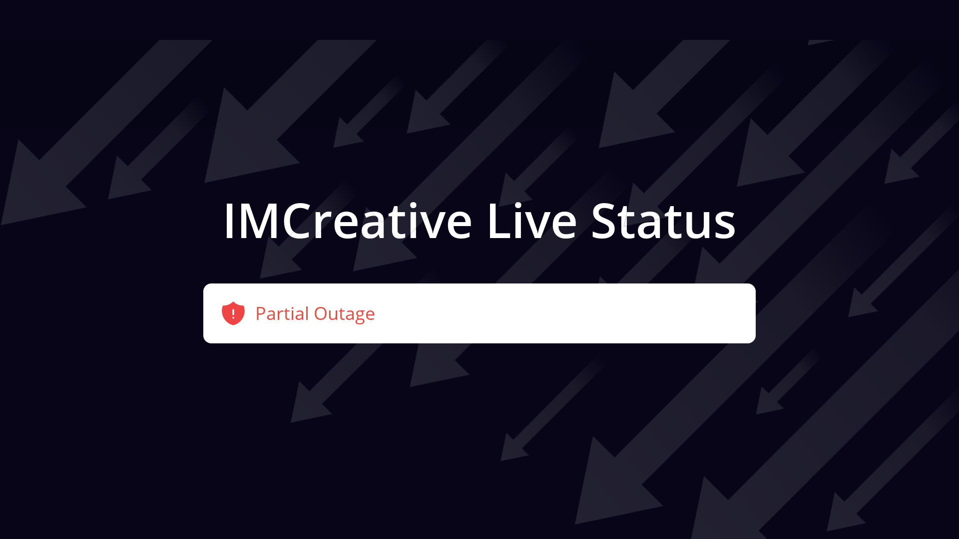 Status Live Defunct IMCreative Live Status